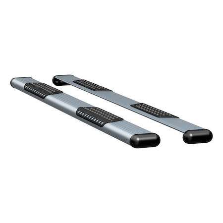 Luverne Truck Equipment O-MEGA II 6IN OVAL STEPS SILVER POWDER COAT 583088-571032